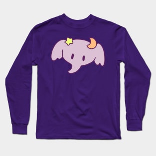 Star Moon Elephant Face Long Sleeve T-Shirt